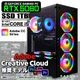 Adobe Creative Cloud推奨モデル デザイナー向け ゲーミングPC デスクトップパソコン ブラック GeForce RTX5060 第14世代 Intel Corei5 14400F Windows11 NVMe M.2 SSD1TB メモリ32GB ゲーミングパソコン Photoshop Illustrator Premiere Pro PASOUL 煌