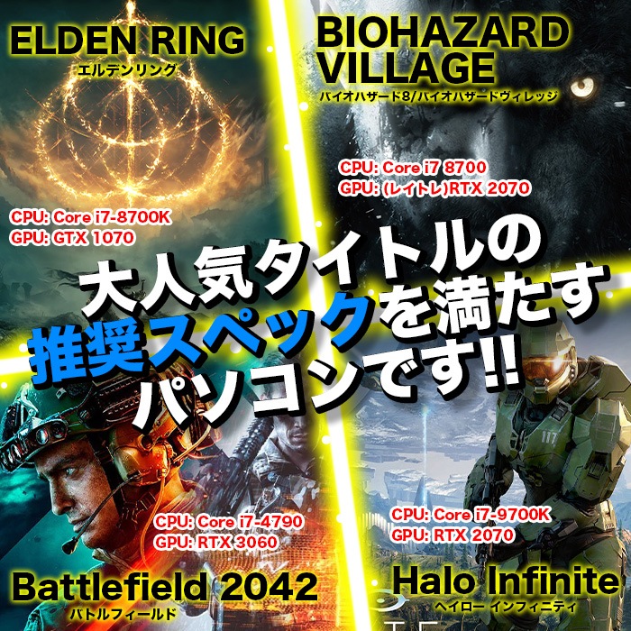 ゲーミングPC デスクトップパソコン COMBAT ZONE S7 AMD Radeon RX7600 第14世代 Intel Corei5 14400F Windows11 NVMe M.2 SSD500GB メモリ16GB ゲーミングパソコン eスポーツ PASOUL 煌
