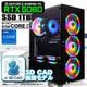 3D CAD推奨モデル 製造・設計向け ゲーミングPC デスクトップパソコン ブラック GeForce RTX5060 第14世代 Intel Corei7 14700F Windows11 NVMe M.2 SSD1TB メモリ32GB ゲーミングパソコン Autodesk Fusion360 AutoCAD SolidWorks PASOUL 煌