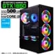 ゲーミングPC デスクトップパソコン ブラック GeForce GTX1650 第12世代 Intel Corei3 12100F Windows11 NVMe M.2 SSD500GB メモリ16GB ゲーミングパソコン eスポーツ PASOUL 煌