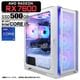 ゲーミングPC デスクトップパソコン ホワイト メッシュ AMD Radeon RX7600 第14世代 Intel Corei5 14400F Windows11 NVMe M.2 SSD500GB メモリ16GB ゲーミングパソコン eスポーツ PASOUL 煌