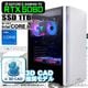 3D CAD推奨モデル 製造・設計向け ゲーミングPC デスクトップパソコン U3 GeForce RTX5060 第14世代 Intel Corei7 14700F Windows11 NVMe M.2 SSD1TB メモリ32GB ゲーミングパソコン Autodesk Fusion360 AutoCAD SolidWorks PASOUL 煌