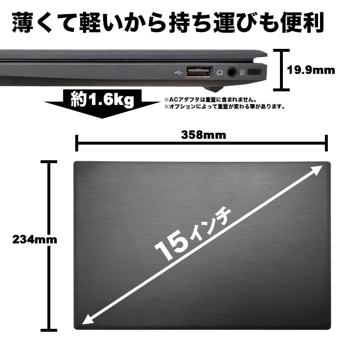【セール商品】2026サマーセット ノートパソコン PASOUL NC15J [マットグレイ/ホワイト] 15.6インチワイド Windows11 Intel Pentium GOLD 6500Y NVMe PCIe3.0 SSD256GB メモリ12GB フルHD 1920×1080 デュアルWifi Bluetooth USB3.0 Type-C HDMI WEBカメラ 日本語配列キーボード パソコンバッグ / ワイヤレスマウス / WEBROOTアンチウイルス / クリアファイル付き