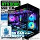 3D CAD推奨モデル 製造・設計向け ゲーミングPC デスクトップパソコン 海景房 GMQ360 ブラック GeForce RTX5060 第14世代 Intel Corei7 14700F Windows11 NVMe M.2 SSD1TB メモリ32GB CPU水冷ファン ゲーミングパソコン Autodesk Fusion360 AutoCAD SolidWorks PASOUL 極
