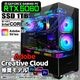 Adobe Creative Cloud推奨モデル デザイナー向け ゲーミングPC デスクトップパソコン GP-V3 ブラック ピラーレス GeForce RTX5060 第14世代 Intel Corei5 14400F Windows11 NVMe M.2 SSD1TB メモリ32GB CPU水冷ファン ゲーミングパソコン Photoshop Illustrator Premiere Pro PASOUL 極