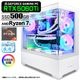 ゲーミングPC デスクトップパソコン GP-V3 ホワイト ピラーレス GeForce RTX5060Ti AMD Ryzen7 5700X Windows11 NVMe M.2 SSD500GB メモリ16GB CPU水冷ファン ゲーミングパソコン eスポーツ PASOUL 極