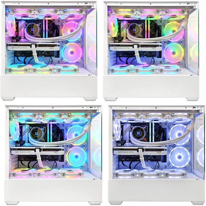 3D CAD推奨モデル 製造・設計向け ゲーミングPC デスクトップパソコン GP-V3 ホワイト ピラーレス GeForce RTX5060 第14世代 Intel Corei7 14700F Windows11 NVMe M.2 SSD1TB メモリ32GB CPU水冷ファン ゲーミングパソコン Autodesk Fusion360 AutoCAD SolidWorks PASOUL 極