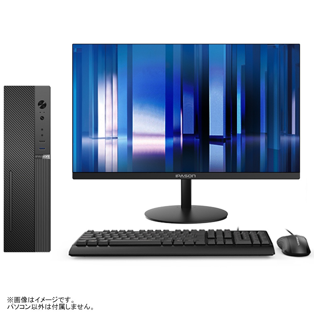 【当日出荷モデル】PASOUL S2 ブラック デスクトップパソコン スタンダード スリム AMD Radeon HD7670 Intel Core Ultra5 225F Windows11 NVMe M.2 SSD256GB メモリ16GB ビジネスパソコン 省スペース型 スタンダードシリーズ G-SLIM