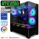 ゲーミングPC デスクトップパソコン GP-V3 ブラック ピラーレス GeForce RTX2060 第14世代 Intel Corei5 14400F Windows11 NVMe M.2 SSD500GB メモリ16GB CPU水冷ファン ゲーミングパソコン eスポーツ PASOUL 極