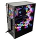 ゲーミングPC デスクトップパソコン ブラック GeForce RTX5060 AMD Ryzen7 9800X3D Windows11 NVMe M.2 SSD500GB メモリ16GB ゲーミングパソコン eスポーツ PASOUL 煌
