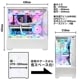 ゲーミングPC デスクトップパソコン GP-V3 ホワイト ピラーレス GeForce RTX5090 第14世代 Intel Corei5 14400F Windows11 NVMe M.2 SSD500GB メモリ32GB CPU水冷ファン ゲーミングパソコン eスポーツ PASOUL 極