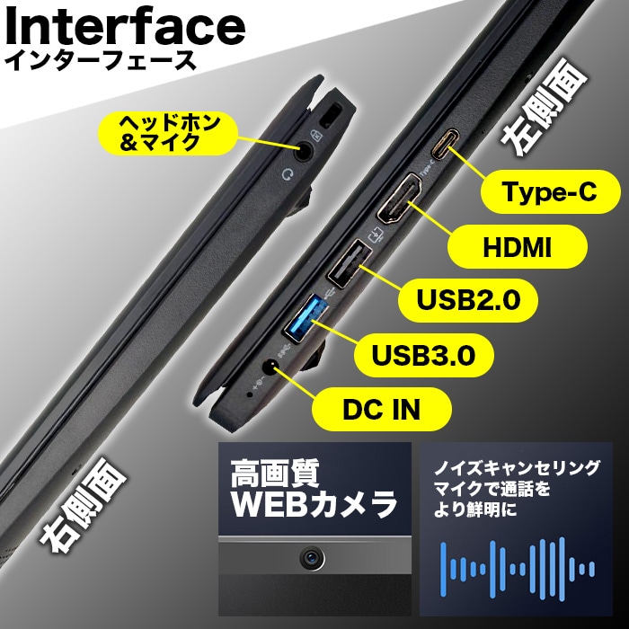 ノートパソコン PASOUL NC14J 14インチワイド Windows11 第9世代 Celeron N4000 M.2 SATA SSD480GB メモリ8GB フルHD 1920×1080 デュアルWifi Bluetooth USB3.0 Type-C HDMI WEBカメラ JIS規格 日本語配列キーボード