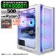 ゲーミングPC デスクトップパソコン ホワイト メッシュ GeForce RTX5060Ti AMD Ryzen7 9800X3D Windows11 NVMe M.2 SSD500GB メモリ16GB ゲーミングパソコン eスポーツ PASOUL 煌