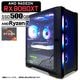 ゲーミングPC デスクトップパソコン ブラック メッシュ AMD Radeon RX9060XT AMD Ryzen7 5700X Windows11 NVMe M.2 SSD500GB メモリ16GB ゲーミングパソコン eスポーツ PASOUL 煌