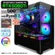 ゲーミングPC デスクトップパソコン GP-V3 ブラック ピラーレス GeForce RTX5060Ti AMD Ryzen7 9800X3D Windows11 NVMe M.2 SSD500GB メモリ32GB CPU水冷ファン ゲーミングパソコン eスポーツ PASOUL 極