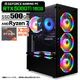 ゲーミングPC デスクトップパソコン ブラック GeForce RTX5060Ti VRAM16GB AMD Ryzen7 9800X3D Windows11 NVMe M.2 SSD500GB メモリ16GB ゲーミングパソコン eスポーツ PASOUL 煌