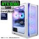 ゲーミングPC デスクトップパソコン ホワイト メッシュ GeForce RTX5060 Intel Core Ultra5 225F Windows11 NVMe M.2 SSD500GB メモリ16GB ゲーミングパソコン eスポーツ PASOUL 煌