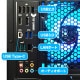 ゲーミングPC デスクトップパソコン ブラック メッシュ GeForce RTX4060Ti AMD Ryzen7 5700X Windows11 NVMe M.2 SSD500GB メモリ16GB ゲーミングパソコン eスポーツ PASOUL 煌