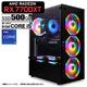 ゲーミングPC デスクトップパソコン ブラック AMD Radeon RX7700XT 第14世代 Intel Corei5 14400F Windows11 NVMe M.2 SSD500GB メモリ16GB ゲーミングパソコン eスポーツ PASOUL 煌