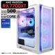 ゲーミングPC デスクトップパソコン ホワイト メッシュ AMD Radeon RX7700XT 第14世代 Intel Corei5 14400F Windows11 NVMe M.2 SSD500GB メモリ16GB ゲーミングパソコン eスポーツ PASOUL 煌