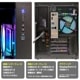 ゲーミングPC デスクトップパソコン 海景房 GMQ360 ブラック GeForce RTX5060 Intel Core Ultra5 225F Windows11 NVMe M.2 SSD500GB メモリ16GB CPU水冷ファン ゲーミングパソコン eスポーツ PASOUL 極