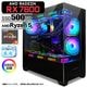 ゲーミングPC デスクトップパソコン GP-V3 ブラック ピラーレス AMD Radeon RX7600 AMD Ryzen5 5600GT Windows11 NVMe M.2 SSD500GB メモリ16GB CPU水冷ファン ゲーミングパソコン eスポーツ PASOUL 極