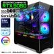 ゲーミングPC デスクトップパソコン GP-V3 ブラック ピラーレス GeForce RTX5060 Intel Core Ultra5 225F Windows11 NVMe M.2 SSD500GB メモリ16GB CPU水冷ファン ゲーミングパソコン eスポーツ PASOUL 極