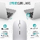 ワイヤレスマウス Bluetooth 5.0 マウス 無線 超薄型 静音 充電式 省エネルギー 2.4GHz 高精度 持ち運び便利 iPhone/iPad/Mac/Windows/Surface/Microsoft Proに対応 シルバー