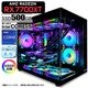 ゲーミングPC デスクトップパソコン 海景房 GMQ360 ブラック AMD Radeon RX7700XT 第14世代 Intel Corei5 14400F Windows11 NVMe M.2 SSD500GB メモリ16GB CPU水冷ファン ゲーミングパソコン eスポーツ PASOUL 極