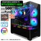ゲーミングPC デスクトップパソコン GP-V3 ブラック ピラーレス GeForce RTX5060Ti VRAM16GB AMD Ryzen7 9800X3D Windows11 NVMe M.2 SSD500GB メモリ32GB CPU水冷ファン ゲーミングパソコン eスポーツ PASOUL 極