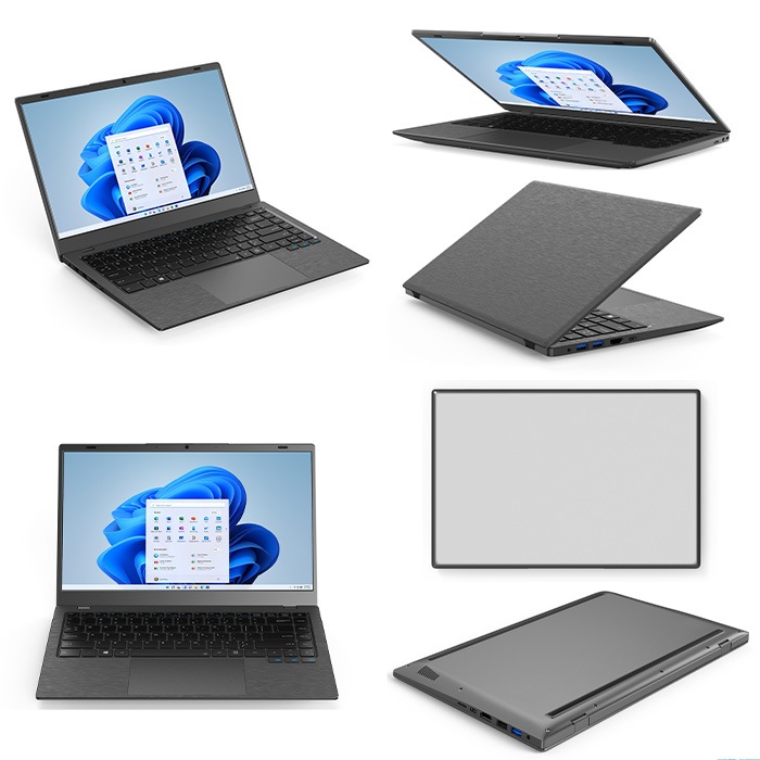 ノートパソコン PASOUL NC14J 14インチワイド Windows11 Intel Pentium GOLD 6500Y NVMe PCIe3.0 SSD500GB メモリ8GB フルHD 1920×1080 デュアルWifi Bluetooth USB3.0 Type-C HDMI WEBカメラ JIS規格 日本語配列キーボード