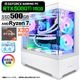 ゲーミングPC デスクトップパソコン GP-V3 ホワイト ピラーレス GeForce RTX5060Ti VRAM16GB AMD Ryzen7 9800X3D Windows11 NVMe M.2 SSD500GB メモリ32GB CPU水冷ファン ゲーミングパソコン eスポーツ PASOUL 極