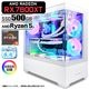 ゲーミングPC デスクトップパソコン GP-V3 ホワイト ピラーレス AMD Radeon RX7600XT VRAM8GB AMD Ryzen5 5600GT Windows11 NVMe M.2 SSD500GB メモリ16GB CPU水冷ファン ゲーミングパソコン eスポーツ PASOUL 極