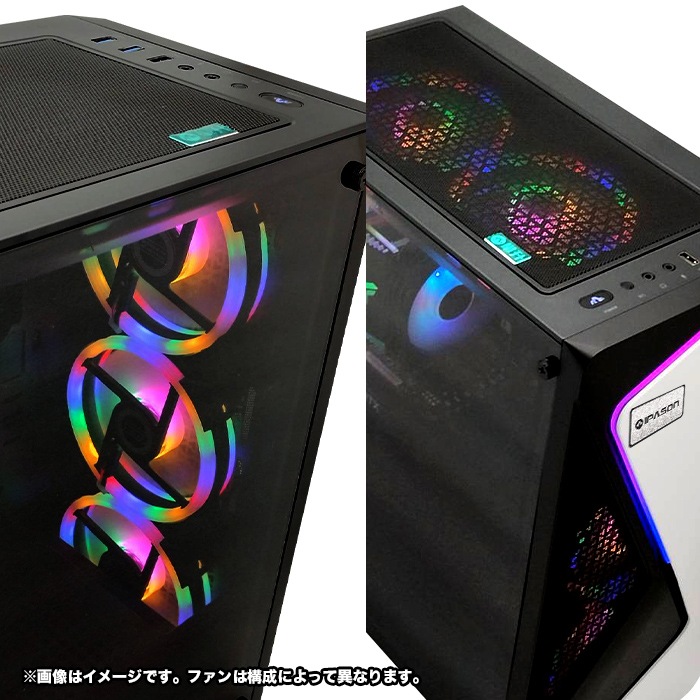 ゲーミングPC デスクトップパソコン COMBAT ZONE S7 GeForce RTX5070 AMD Ryzen7 9800X3D Windows11 NVMe M.2 SSD500GB メモリ16GB ゲーミングパソコン eスポーツ PASOUL 煌