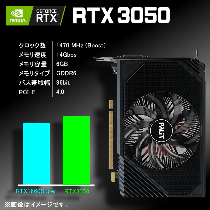 ゲーミングPC デスクトップパソコン COMBAT ZONE S7 GeForce RTX3050 第12世代 Intel Corei5 12400F Windows11 NVMe M.2 SSD500GB メモリ16GB ゲーミングパソコン eスポーツ PASOUL 煌