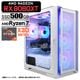 ゲーミングPC デスクトップパソコン ホワイト メッシュ AMD Radeon RX9060XT AMD Ryzen7 9800X3D Windows11 NVMe M.2 SSD500GB メモリ16GB ゲーミングパソコン eスポーツ PASOUL 煌
