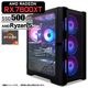 ゲーミングPC デスクトップパソコン ブラック メッシュ AMD Radeon RX7600XT VRAM8GB AMD Ryzen5 5600GT Windows11 NVMe M.2 SSD500GB メモリ16GB ゲーミングパソコン eスポーツ PASOUL 煌