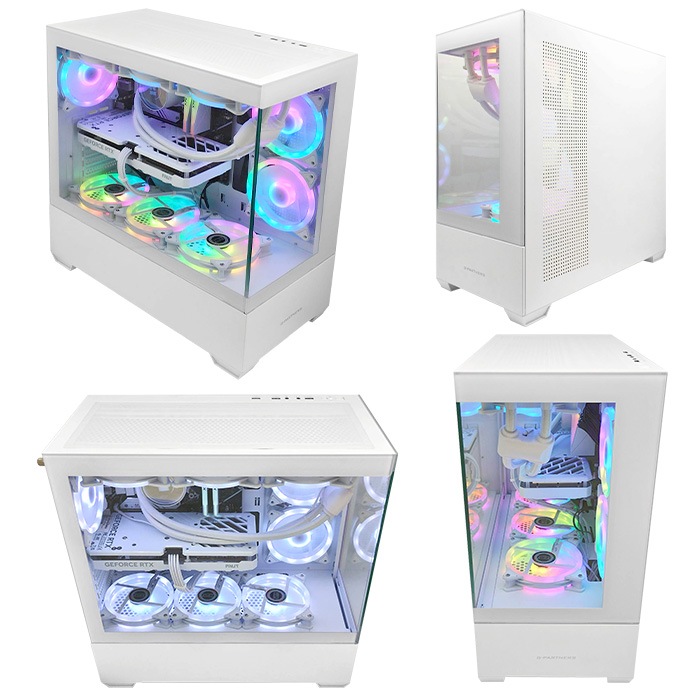 ゲーミングPC デスクトップパソコン GP-V3 ホワイト ピラーレス GeForce RTX5070 AMD Ryzen7 9800X3D Windows11 NVMe M.2 SSD500GB メモリ32GB CPU水冷ファン ゲーミングパソコン eスポーツ PASOUL 極