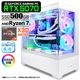ゲーミングPC デスクトップパソコン GP-V3 ホワイト ピラーレス GeForce RTX5070 AMD Ryzen7 9800X3D Windows11 NVMe M.2 SSD500GB メモリ32GB CPU水冷ファン ゲーミングパソコン eスポーツ PASOUL 極