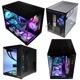 ゲーミングPC デスクトップパソコン 海景房 GMQ360 ブラック AMD Radeon RX9060XT AMD Ryzen7 9800X3D Windows11 NVMe M.2 SSD500GB メモリ32GB CPU水冷ファン ゲーミングパソコン eスポーツ PASOUL 極