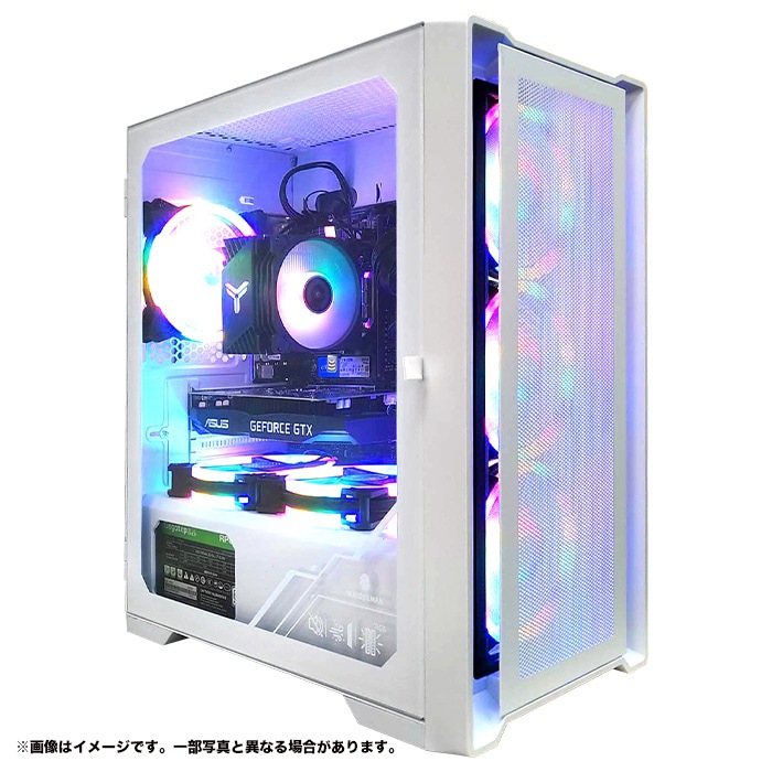 【セール商品】2025サマーセット ゲーミングPC デスクトップパソコン ブラックメッシュ/ホワイトメッシュ GeForce RTX5060 第14世代 Intel Corei5 14400F Windows11 NVMe M.2 SSD500GB メモリ16GB ゲーミングパソコン ゲーミングキーボード＆マウス / ゲーミングヘッドセット付き / WEBROOTアンチウイルス eスポーツ PASOUL 煌