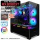 ゲーミングPC デスクトップパソコン GP-V3 ブラック ピラーレス AMD Radeon RX9060XT AMD Ryzen7 9800X3D Windows11 NVMe M.2 SSD500GB メモリ32GB CPU水冷ファン ゲーミングパソコン eスポーツ PASOUL 極