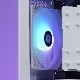 【F010】PCクーラー用 ケースファン 3個セット ホワイト スクエア ARGB対応 冷却ファン LED PWM 1600万色 光る 静音 5V 空冷ファン ファン ゲーミングパソコン用
