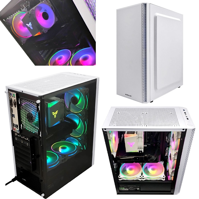 ゲーミングPC デスクトップパソコン U3 GeForce RTX5060 AMD Ryzen5 5600GT Windows11 NVMe M.2 SSD500GB メモリ16GB ゲーミングパソコン eスポーツ PASOUL 煌