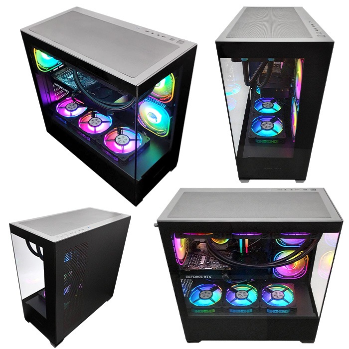 ゲーミングPC デスクトップパソコン GP-V3 ブラック ピラーレス GeForce RTX5070Ti Intel Core Ultra7 265KF Windows11 NVMe M.2 SSD500GB メモリ32GB CPU水冷ファン ゲーミングパソコン eスポーツ PASOUL 極