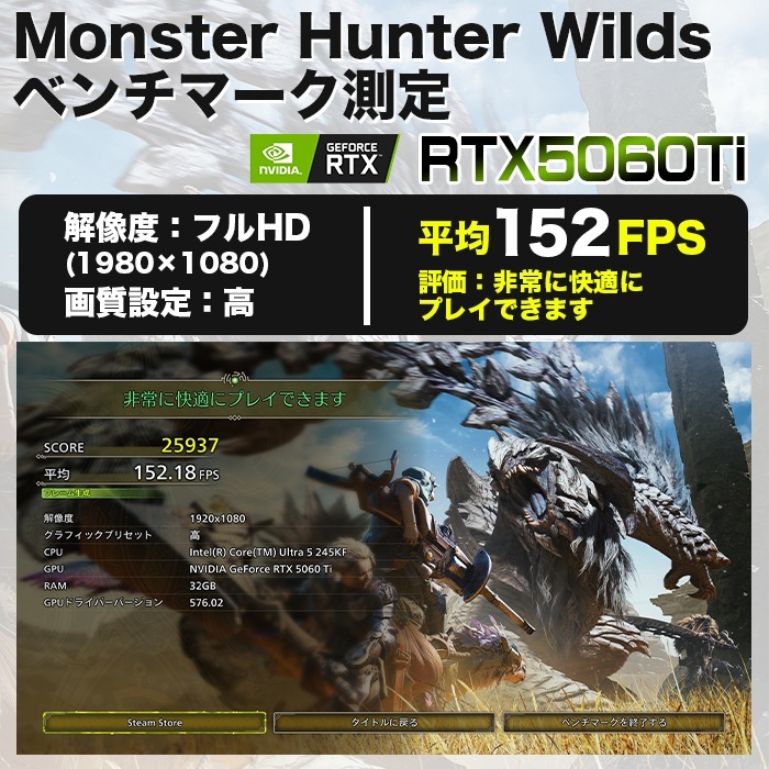 ゲーミングPC デスクトップパソコン GP-V3 ホワイト ピラーレス GeForce RTX5060Ti AMD Ryzen7 7800X3D Windows11 NVMe M.2 SSD500GB メモリ32GB CPU水冷ファン ゲーミングパソコン eスポーツ PASOUL 極
