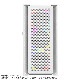 ゲーミング PCケース ミドルタワーケース ホワイト メッシュ 強化ガラス LED付き M-ATX/lTX対応 冷却ファン8基取付可 磁気吸引式防塵ネット USB3.0 デスクトップパソコンケース