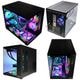 ゲーミングPC デスクトップパソコン 海景房 GMQ360 ブラック GeForce RTX5060Ti AMD Ryzen7 7800X3D Windows11 NVMe M.2 SSD500GB メモリ32GB CPU水冷ファン ゲーミングパソコン eスポーツ PASOUL 極