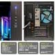 ゲーミングPC デスクトップパソコン 海景房 GMQ360 ブラック GeForce RTX5060Ti AMD Ryzen7 7800X3D Windows11 NVMe M.2 SSD500GB メモリ32GB CPU水冷ファン ゲーミングパソコン eスポーツ PASOUL 極
