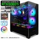 ゲーミングPC デスクトップパソコン GP-V3 ブラック ピラーレス GeForce RTX5060Ti AMD Ryzen5 5600GT Windows11 NVMe M.2 SSD500GB メモリ16GB CPU水冷ファン ゲーミングパソコン eスポーツ PASOUL 極